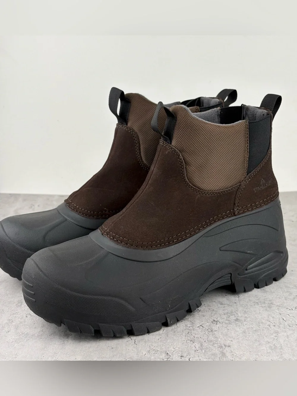 New Staheekum Yukon Men’s Brown 3M Thinsulate Winter Snow Boots Sz 11